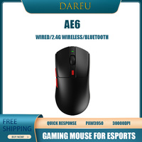 Dareu Ae6 E-Sports Gaming Mouse Three-Mode Wireless Bluetooth P3950 8KHz Lightweight Csgo Valorant Fps Exclusive For Games Gift