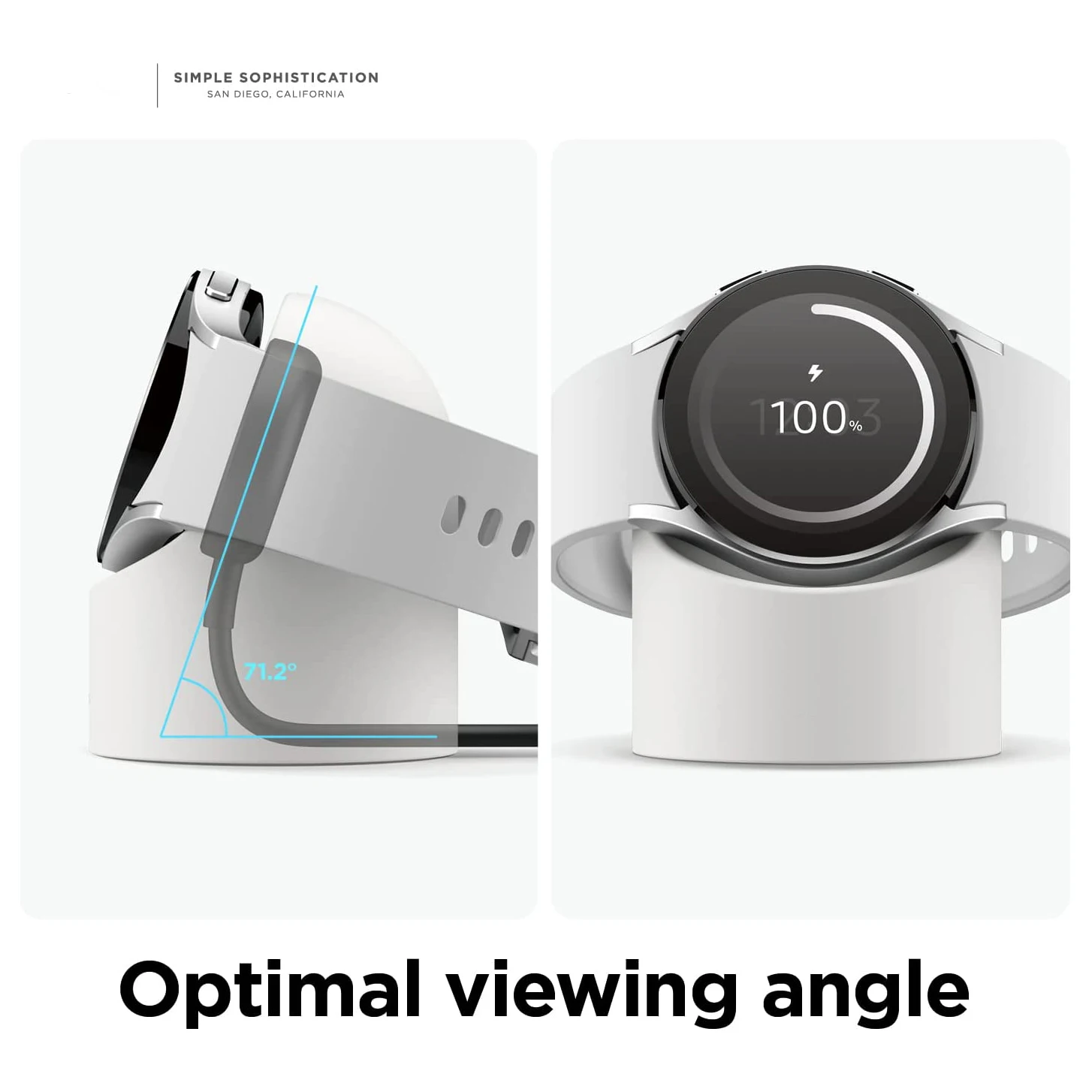 Silicone Charging Bracket For Samsung Galaxy Watch 5 Pro Charger Stand Galaxy Watch 4 3 Charging Stand Charging Base 40mm 44mm