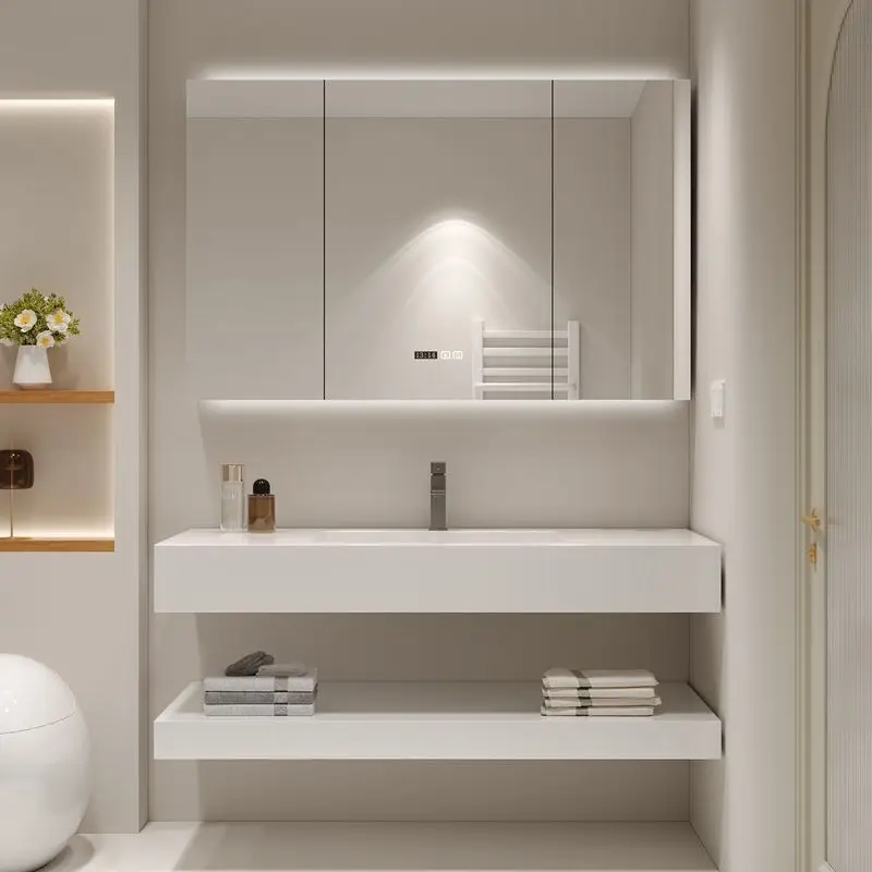 Factory Direct 2026 Modern Ceramic Integrated Bathroom Cabinet, Toilet Washbasin, Washbasin Cabinet Integrated Combination