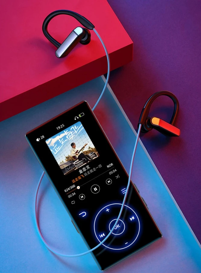 مشغل موسيقى أصلي بدون خسارة ، Hifi ، مشغل MP3 ، بطاقة بلوتوث ، Hd ، طالب Walkman ، يتم شحنه خلال 48 ساعة ، جديد ،