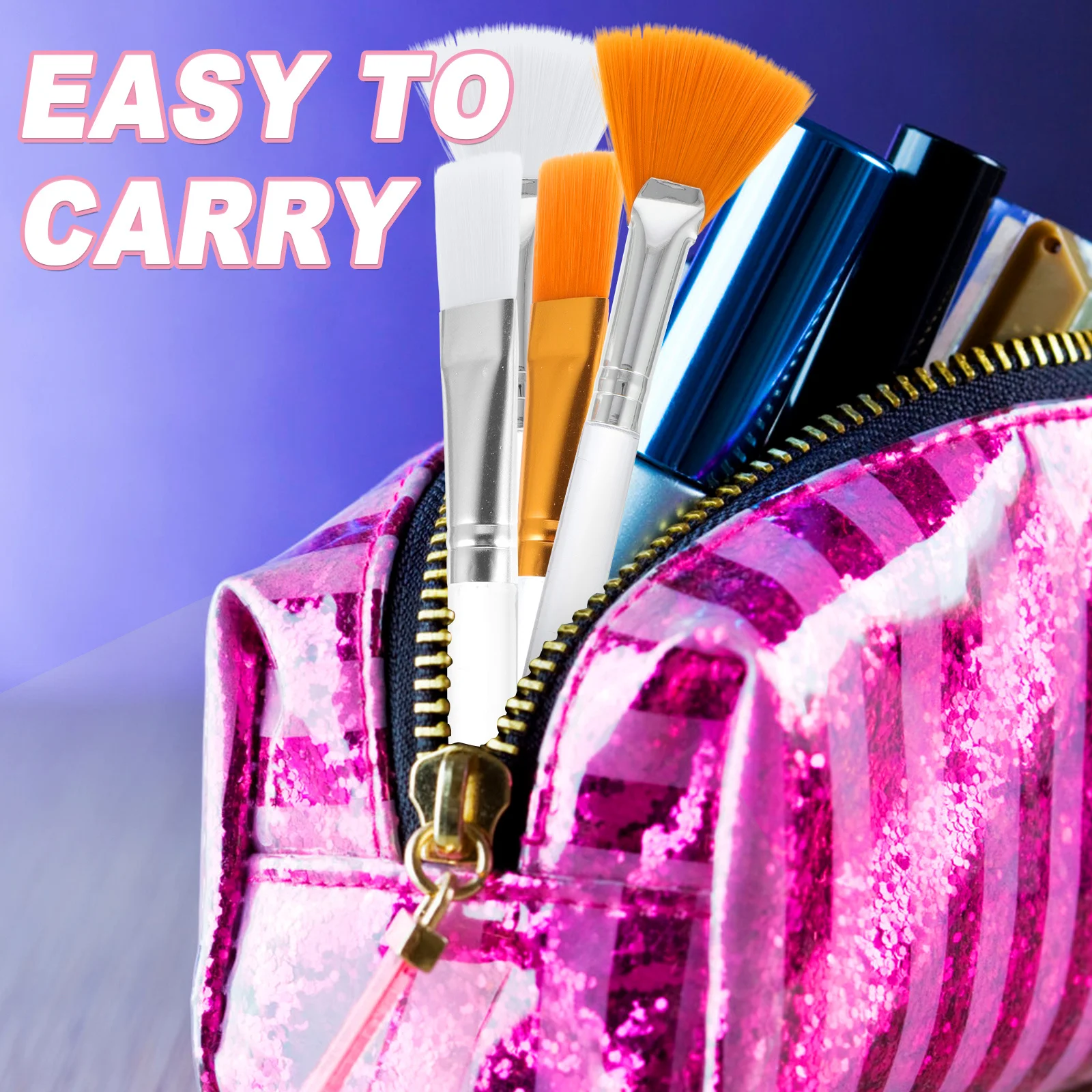 

16Pcs Beauty Brush Set for Face Mask Application Gentle Touch Comfortable Handle Skincare Tool Fan Facial Brush Set