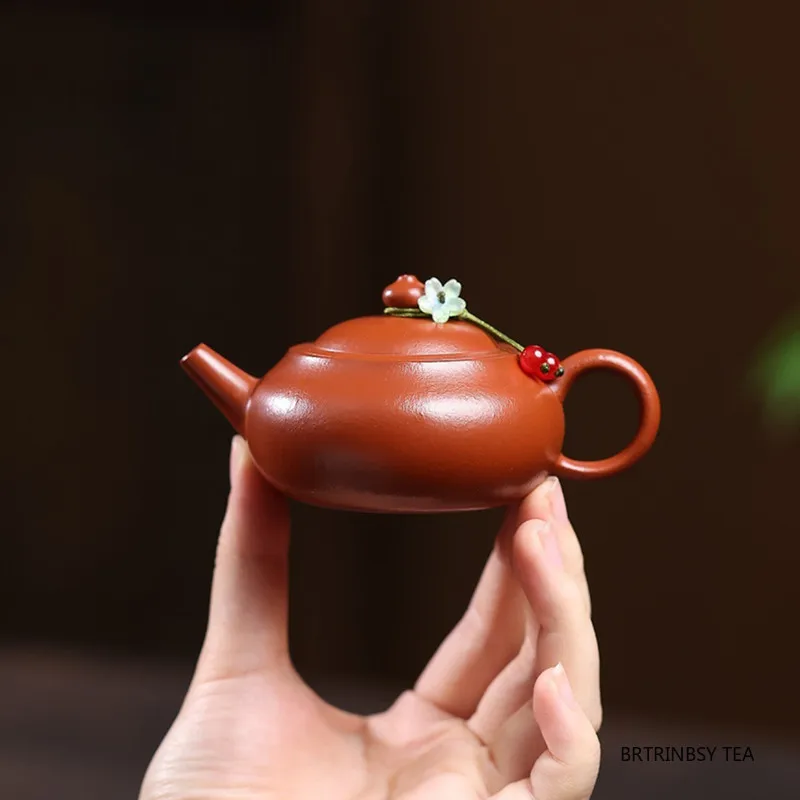 

90ml Handmade Yixing Purple Clay Teapot Household Small Capacity Tea Pot Beauty Tea Infuser Kettle Chinese Raw Ore Zisha Tea Set