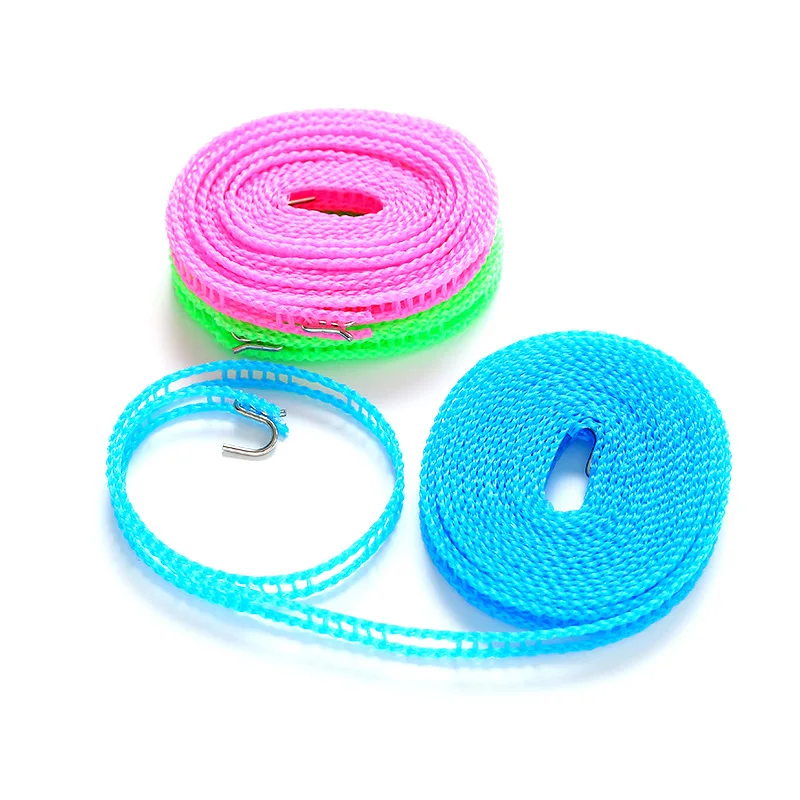 Clothes Drying Rope Indoor And Outdoor No Punching Fixed Buckle Windproof Anti Slip Sun Drying Hanging Quilt Rope Divine Tool