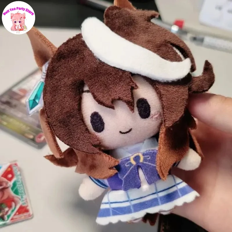 

Anime Umamusume: Pretty Derby Symboli Rudolf Attribute Plush Doll Body Pendant Toys Cosplay 10cm Mascot Plushie Gift