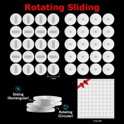 40ピース/セットためグライダースライダーカード回転スライド1.2センチメートル直径diyスクラップブッキング手作りインタラクティブスライダープロジェクトツール