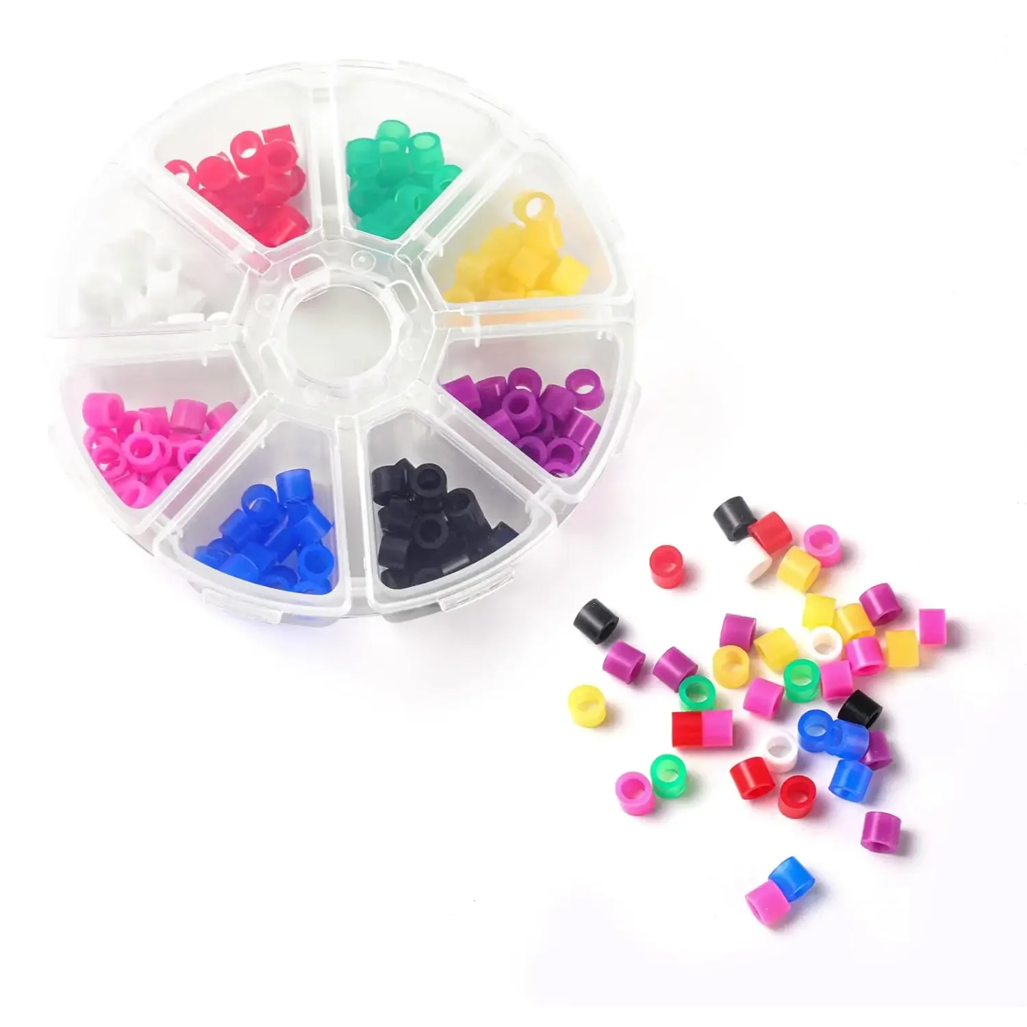 

140 Pcs Dental Code Rings Instrument Silicone Color Code Rings with Separated Box for Different Dental Tools Instrument