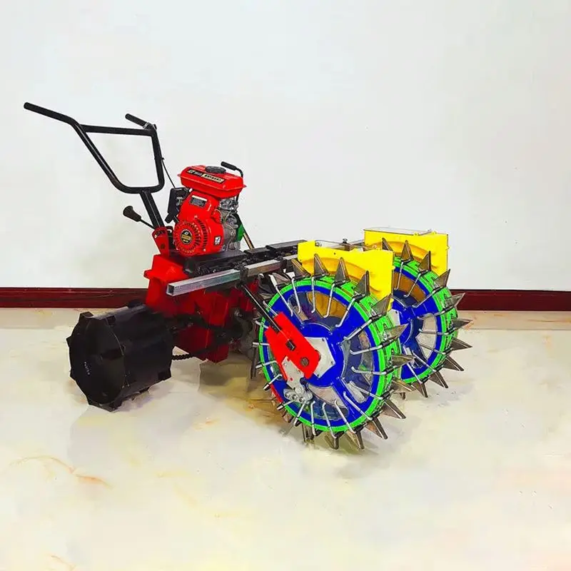 Hand-to-Hand 6HP  Manual Seeder Planter Machine 2-Row Corn Seed Transplanters for Corn Peanut Maize Core Motor Component