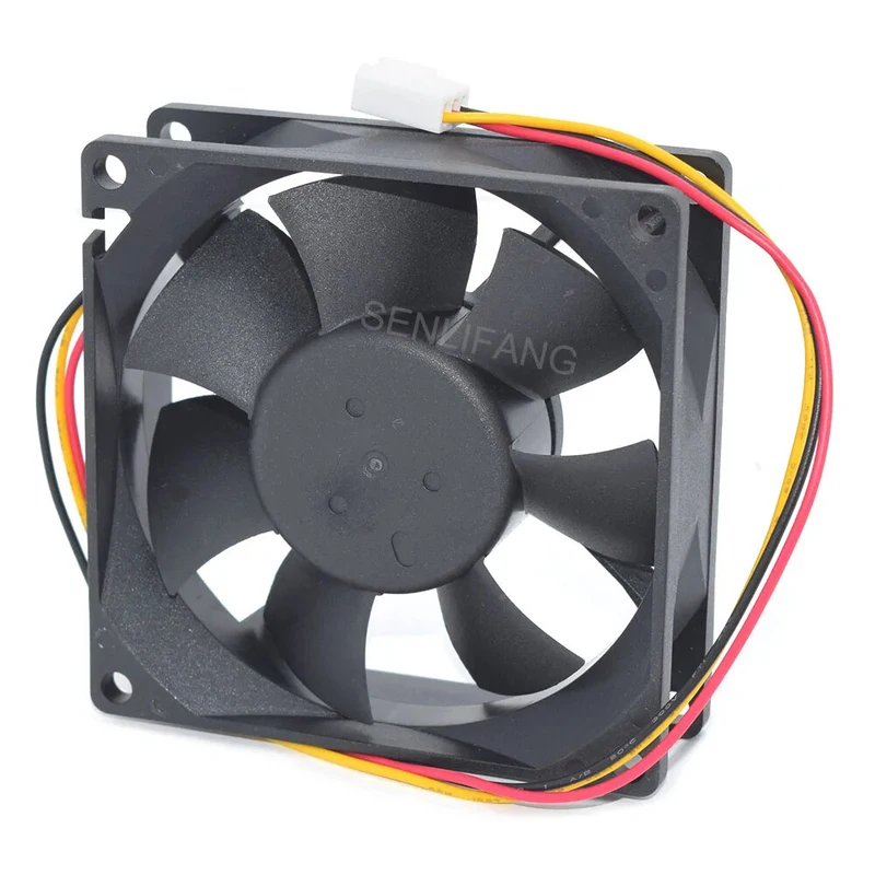 L+ 8CM Square Cooling Fan YTD128025B 0.60A 3Lines DC12V New Cooler For YINGTIAN