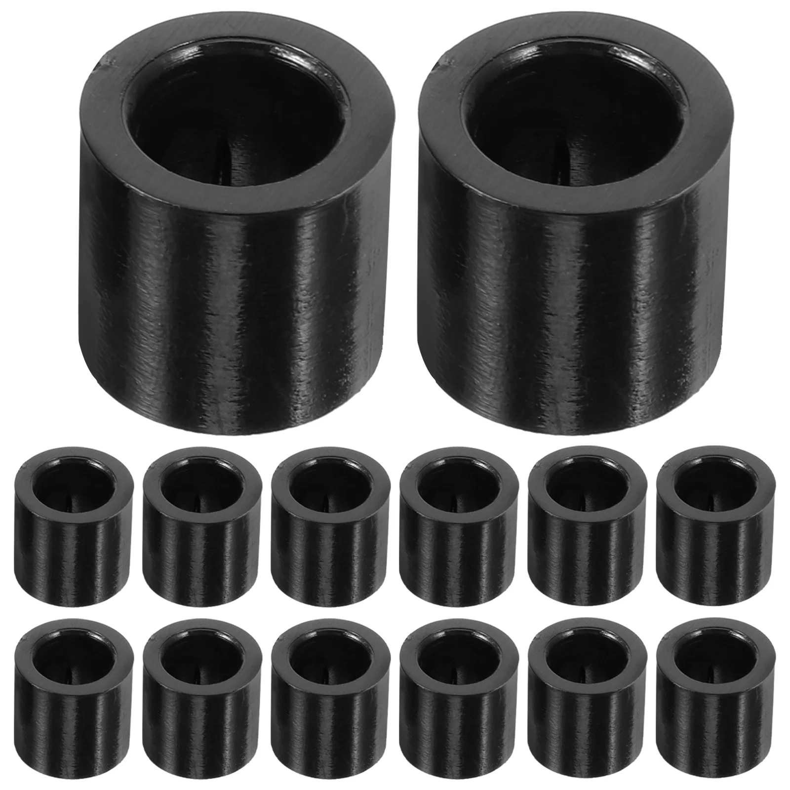 

30Pcs Black Pool Cue Accessories Replacement Cue Ferrule Durable Billiard Tips