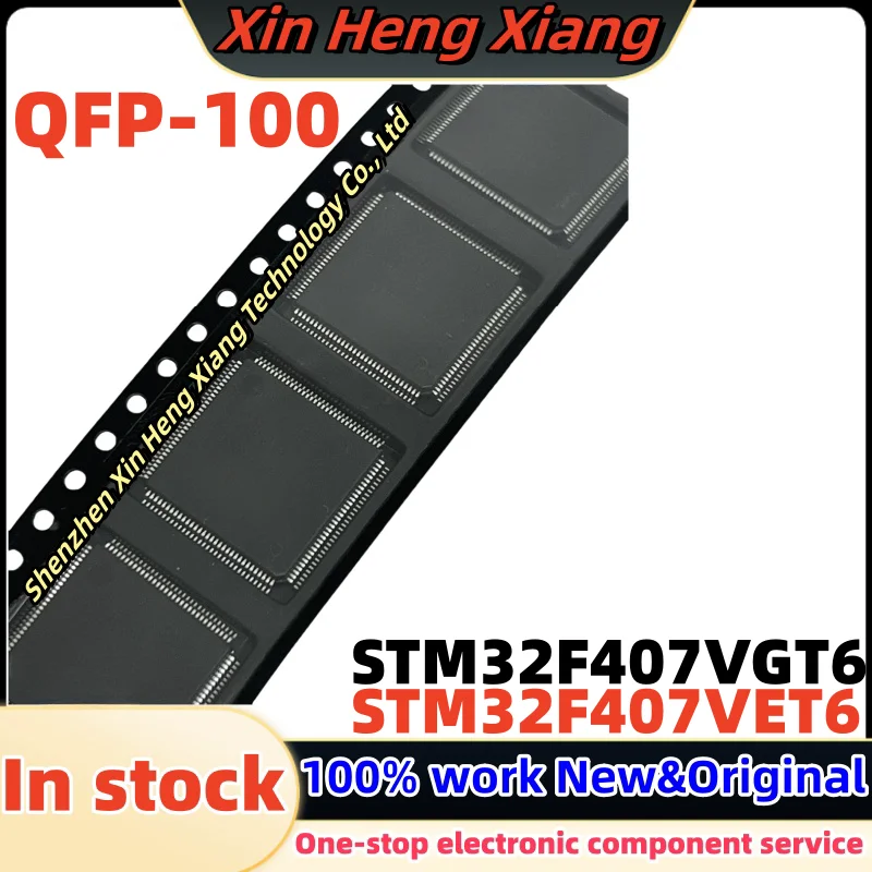 

(1pcs)STM32F407VET6 STM32F407VGT6 STM32F407 VET6 STM32F407 VGT6 QFP-100 Chipset