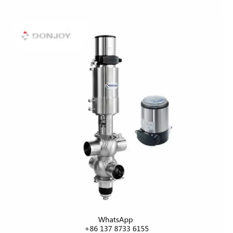 SS316 Hot Sale Donjoy Mixproof Valves Pneumatic Mix Proof Sanitary Valve Mixproof Valve