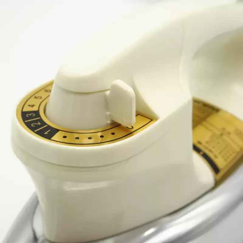 Stainless Steel Soleplate Dry Iron 1000W 6 Levels Temp Control for Hot Stamping, Heat Transfer, Veneer Pasting & Garment Ironing