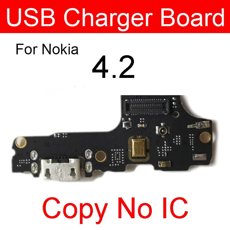 Microphone Usb Charger Board For Nokia 1.3 1.4 2.2 2.3 2.4 3.2 3.4 4.2 5.3 5.4 6.2 7.2 USB Charging Port Board Connector Parts