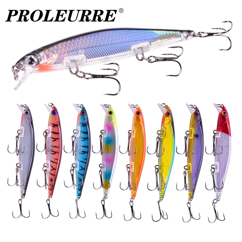 

1Pcs Sinking Minnow Fishing Lure 11cm 13.5g Floating Wobblers Swimbait Laser Artificial Hard Bait Crankbait for Bass Pike Tackle