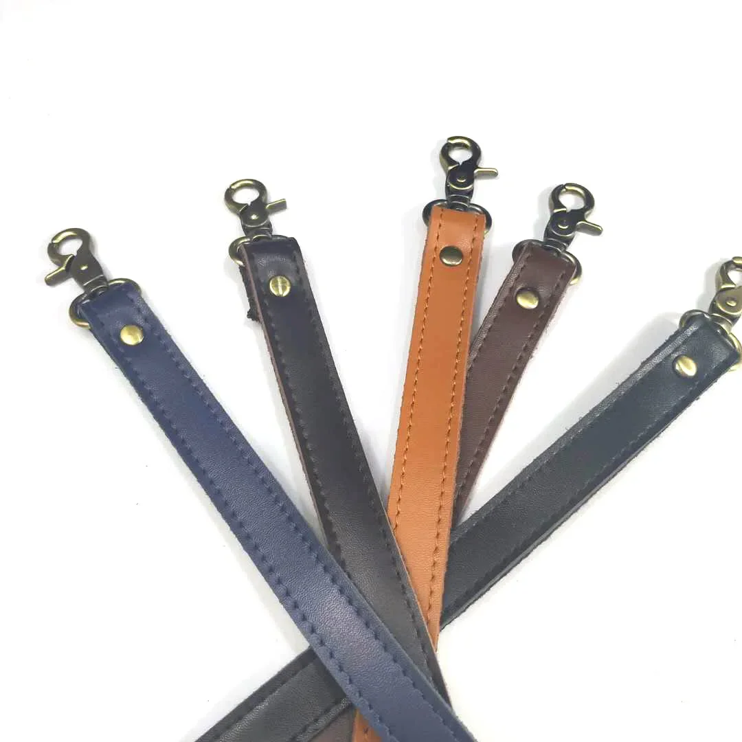 5PCS Ready Stock Genuine Leather Thick Canvas Bag Shoulder Strap Luggage Accessories