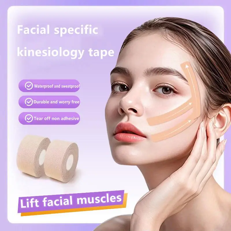 1 Roll Muscle Kinesiology Elastic Knee Pain Relief Strain Patch 2.5-10cm Sports Kinesiology Tape Athletic Recovery Stickers