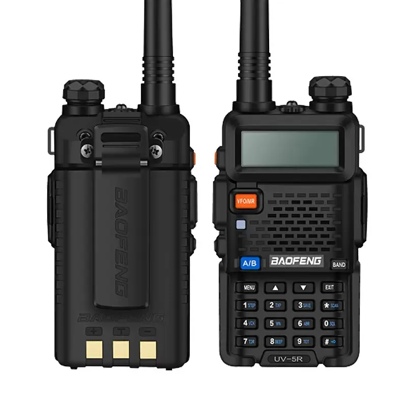 Baofeng-walkie-talkie UV-5R Airband, Radio portátil bidireccional potente, frecuencia de copia inalámbrica, AM, FM, estación de caza de largo alcance, 2024