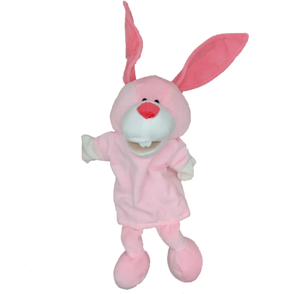 Jungle Animals Animal Hand Puppet Appease Stuffed Animals Hand Early Education Lion Elephant Pig Hand Finger Puppets Baby