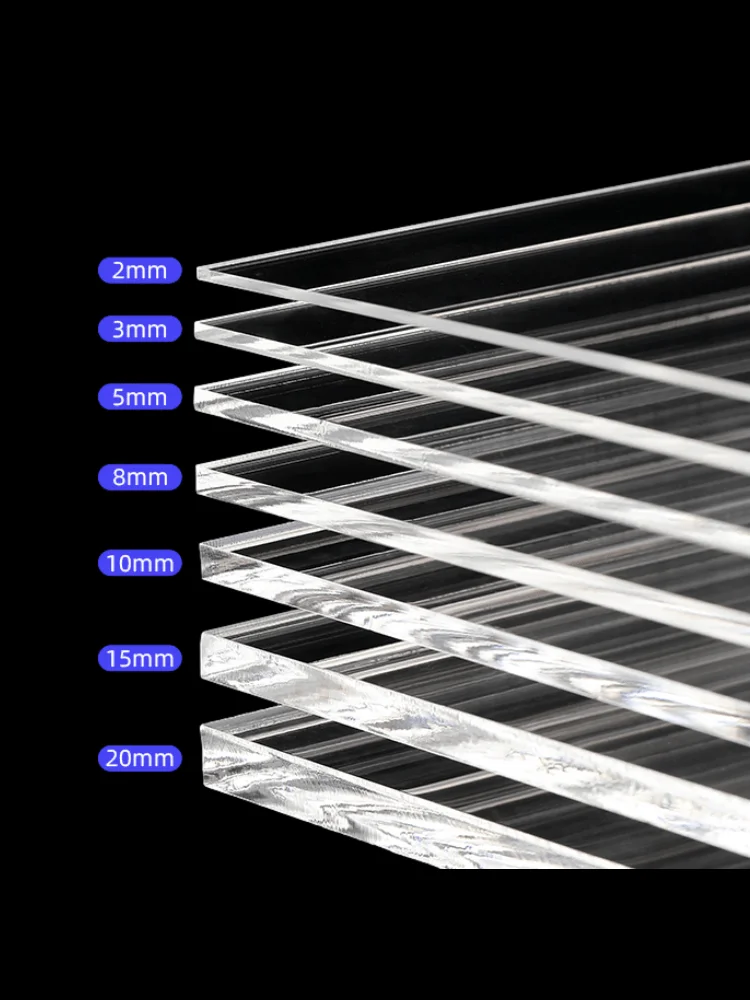 Transparent Acrylic Board, Transparent Plastic Board,Customized Laser Cutting Nnd Carving Processing