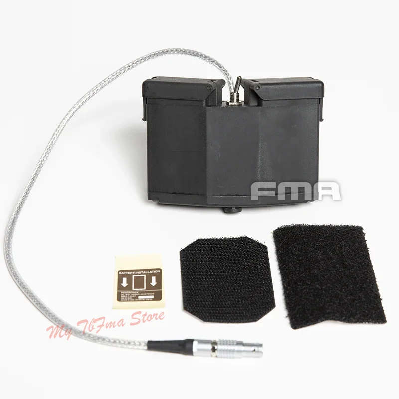 Caja de batería táctica FMA AVS-9 NVG modelo simulado TB1273-A/B y versión funcional NVG ANVIS 9 caja de batería con cable TB1273-C