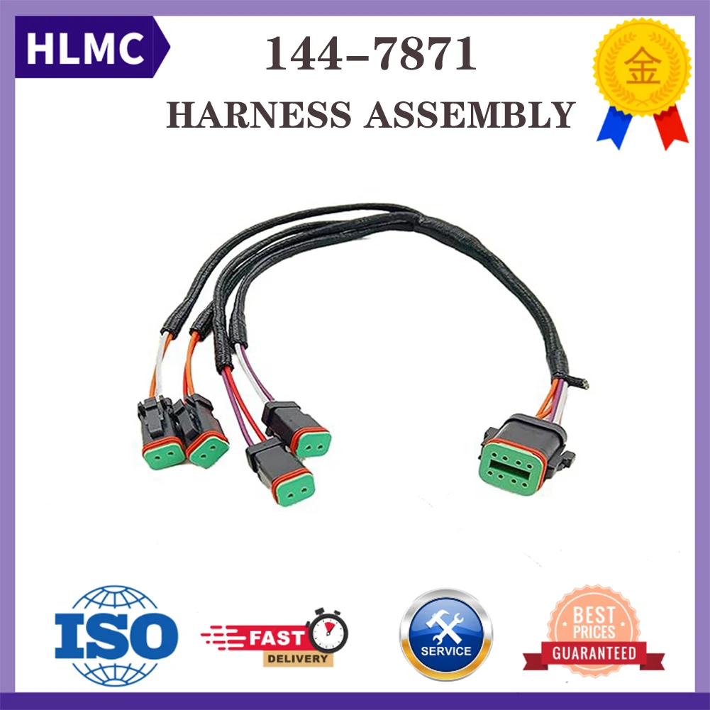 

Детали экскаватора 144-7871 1447871 D6T D6R D7R D8R Жгут проводов коробки передач в сборе Датчики скорости коробки передач