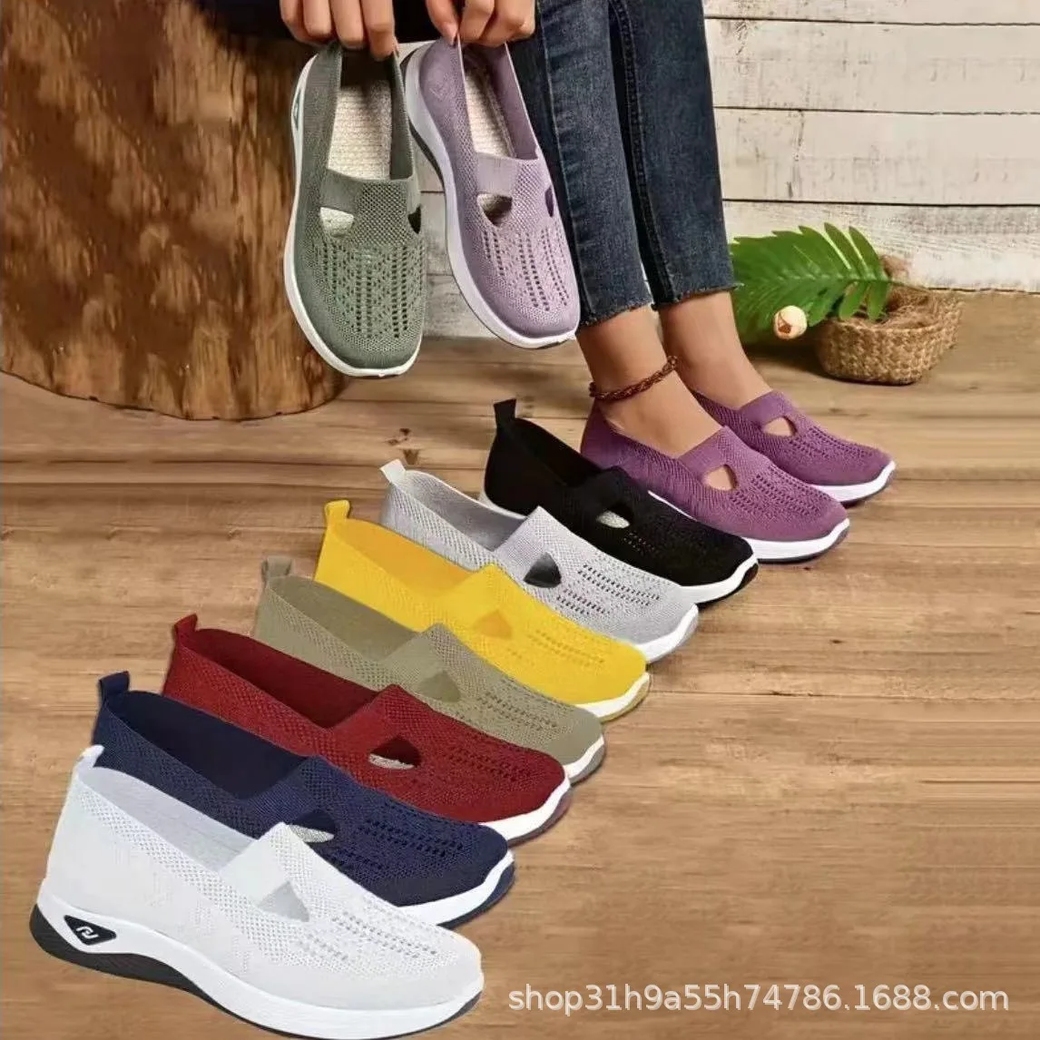 

Sports women's shoes 2025 new breathable casual women's running shoes casual shoes lightweight anti odor mesh surface
