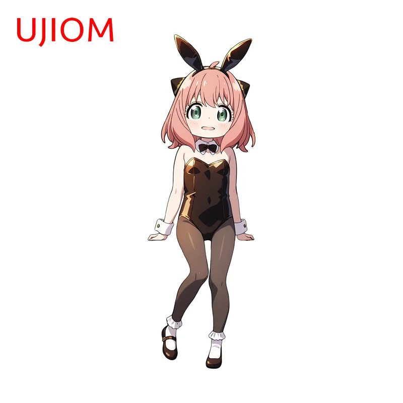 UJIOM Anya Anime Character Wall Sticker Exquisite Tendy Standing Posture Sunscreen Adhesive Decal Suitable For Living Room Decor