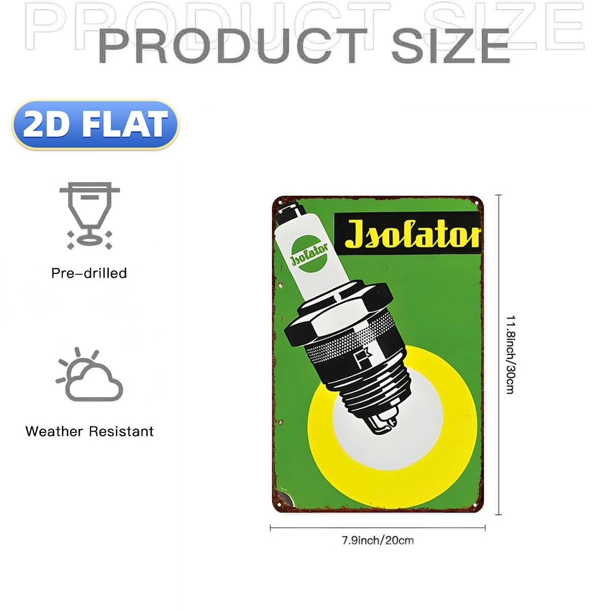 2D Flat 1pc 