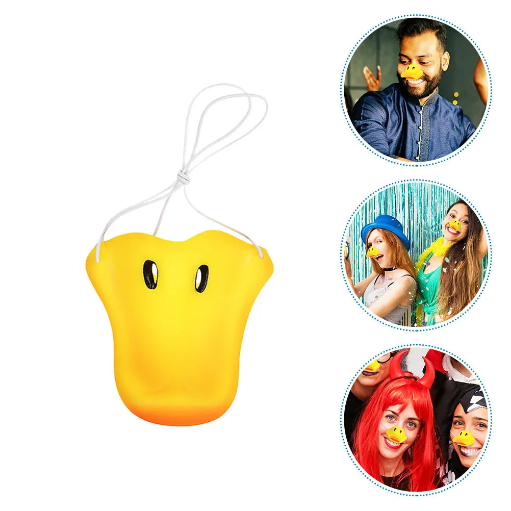 

5pcs Duck Nose Costume Accessory Realistic Duck Bill Mask For Lightweight Animal Cosplay Prop Funny Beak Mask Halloween