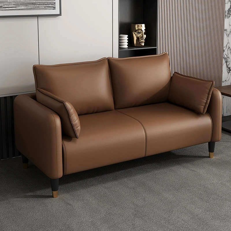 Simple straight row office sofa modern apartment living room bedroom sofa clothing store fauteuils de salon office furniture
