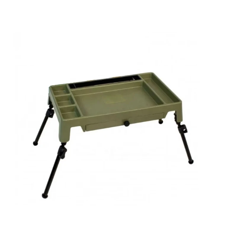 

Aluminum-plastic leg carp tackle Bivvy rig table