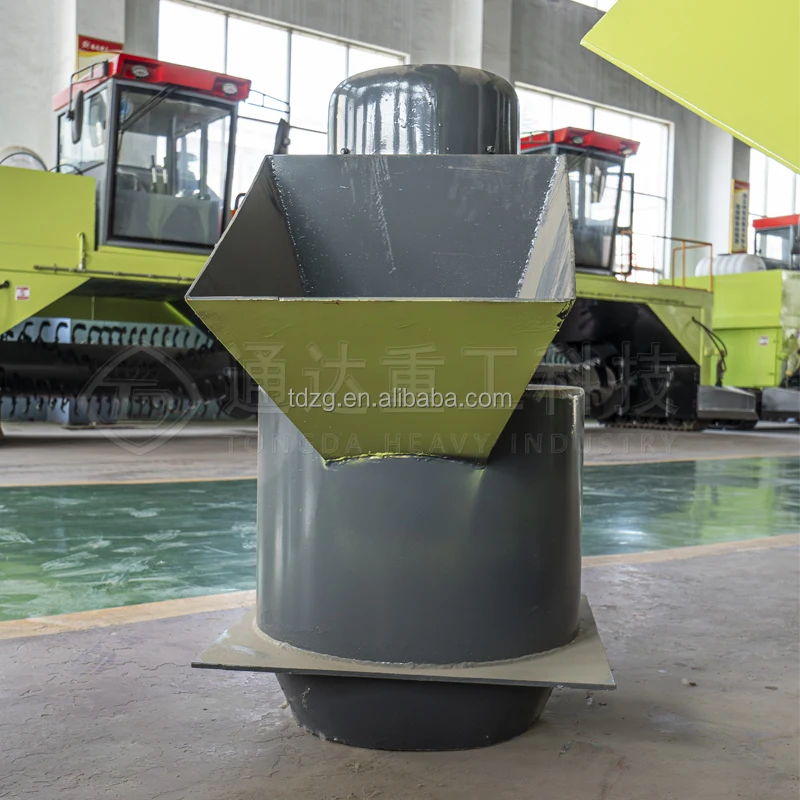 Vertical Chain Mill Crusher for Breaking Caked , Compost, and Agricultural Waste in Processing Plants
