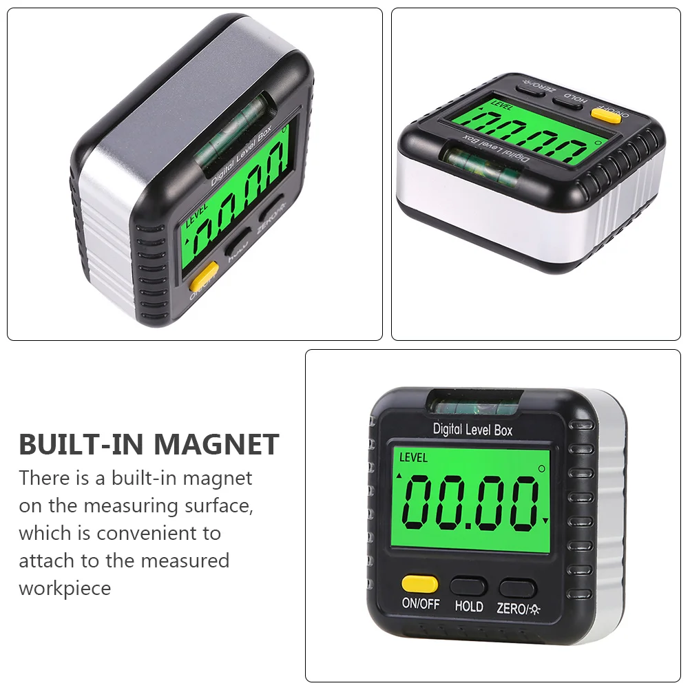 

Leveling Magnetic Digital Bevel Gauge Angle Slope Electronic Box Plastic Meter Measurement Tool