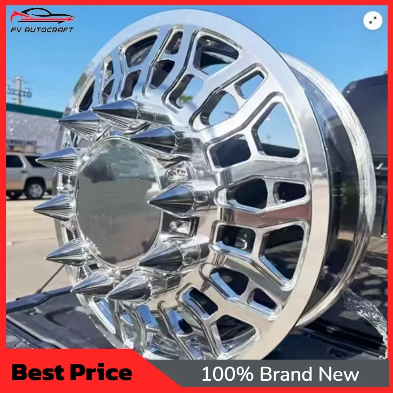 【2026】Forged Wheels Custom Polished 8/10 Lug 22 24 26 28 30 Inch 8x200 8x210 10x225 8X165.1 8x6.5 Heavy Duty Rim For Ford Ram