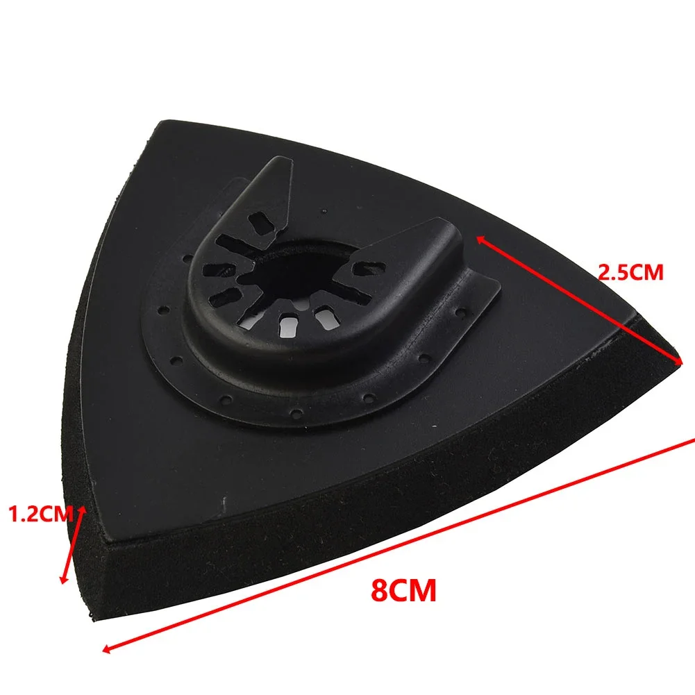 1Pc 80mm/90mm/93mm Triangular Sanding Pad For Oscillating Tools Quick Release Oscillating Tool Sanding For Pads