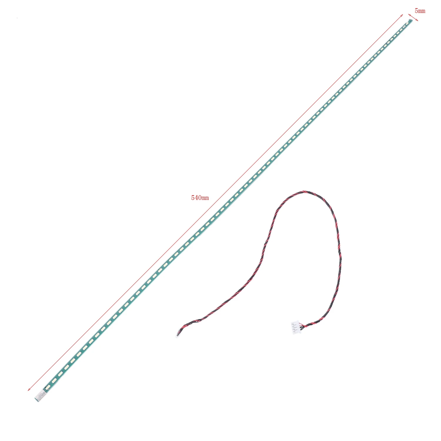 

AB01 540Mm Led Backlight Strip 60V 80Led Lamps Beads For 23.5Inch 24Inch Lcd Monitor With 6 Pin Power Cable
