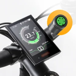 Bafang Bike Display DPC18 for BBS01B BBS02B BBSHD Mid Motor 0-9 Pedal Assist Levels EBike Computer Display with UART Protocol