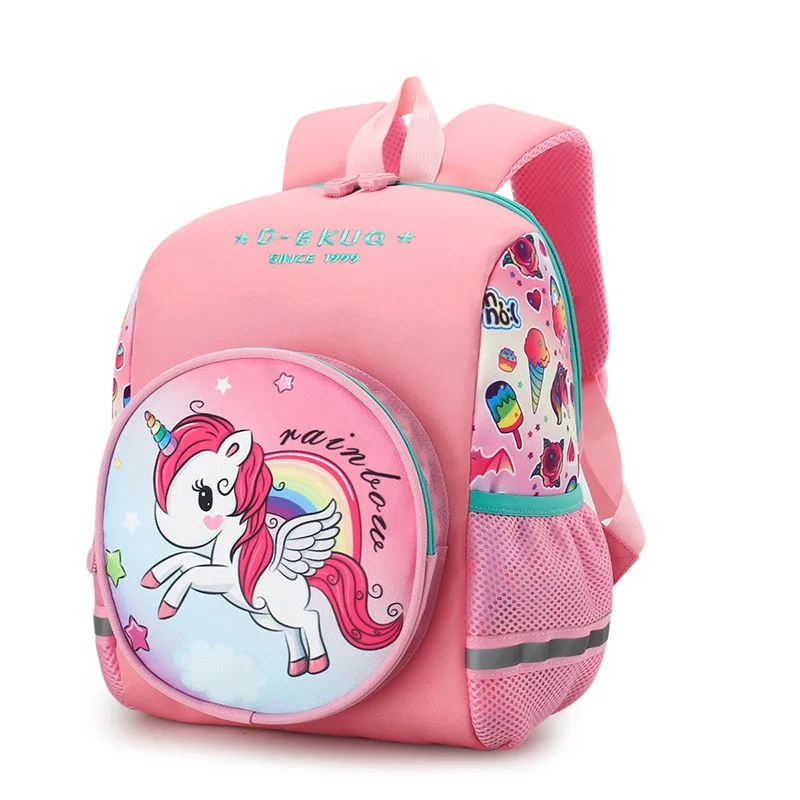 Kindergarten Schoolbag Boy Cartoon Cute Dinosaur Student Baby Boys Girls Middle School 2-3-5 Year Old Girl Child Backpack