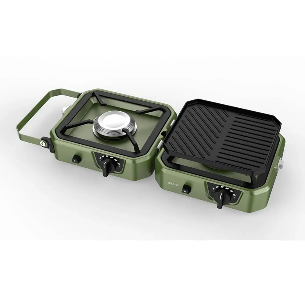 Portable stove Camping BBQ Korean kitchen camp Propane gas burner stove 4.6 KW For Camping  Picnic, Outdoor