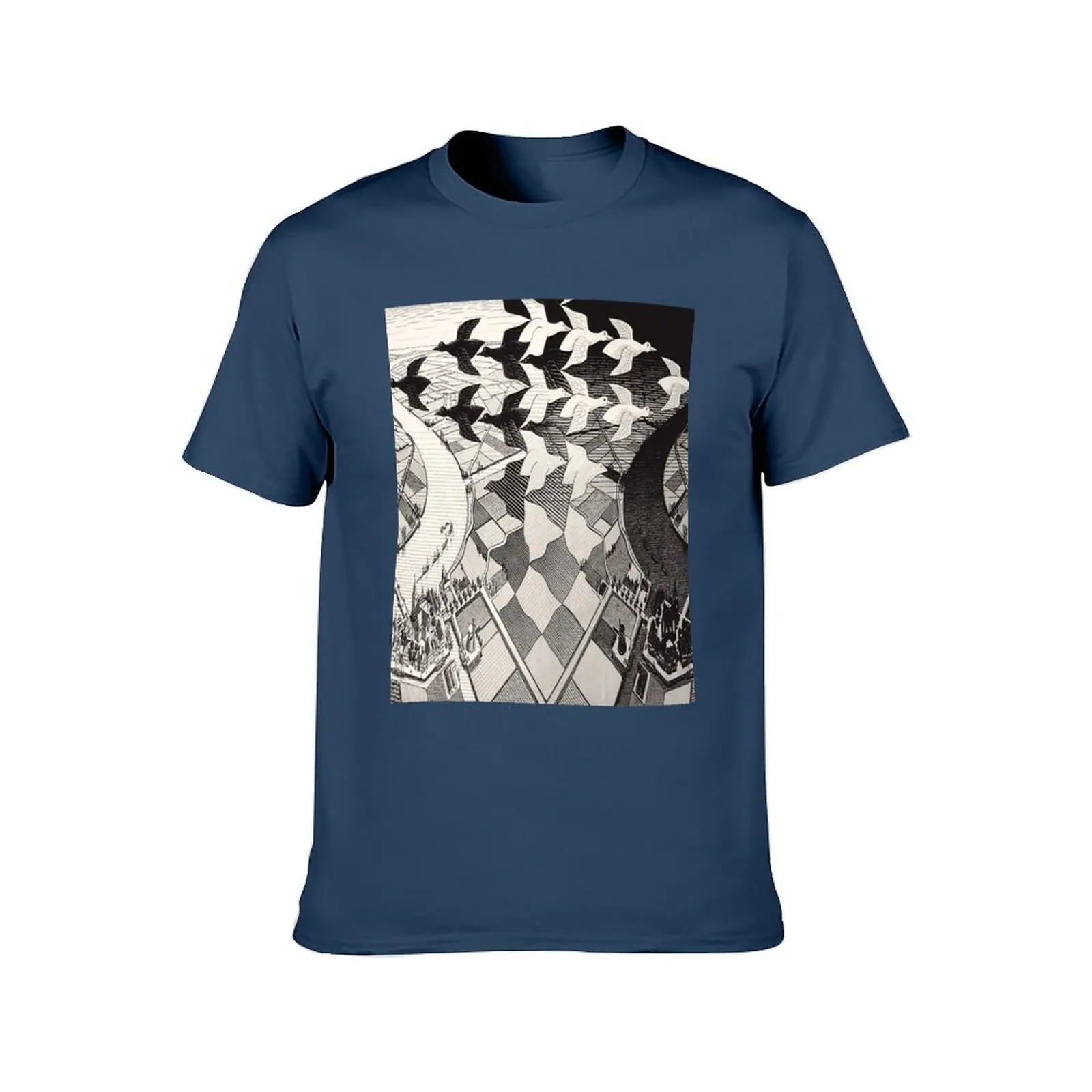 M.C. Escher T-Shirt g man t shirts for men t shirt man luxury t shirts for man cotton funny T-Shirt