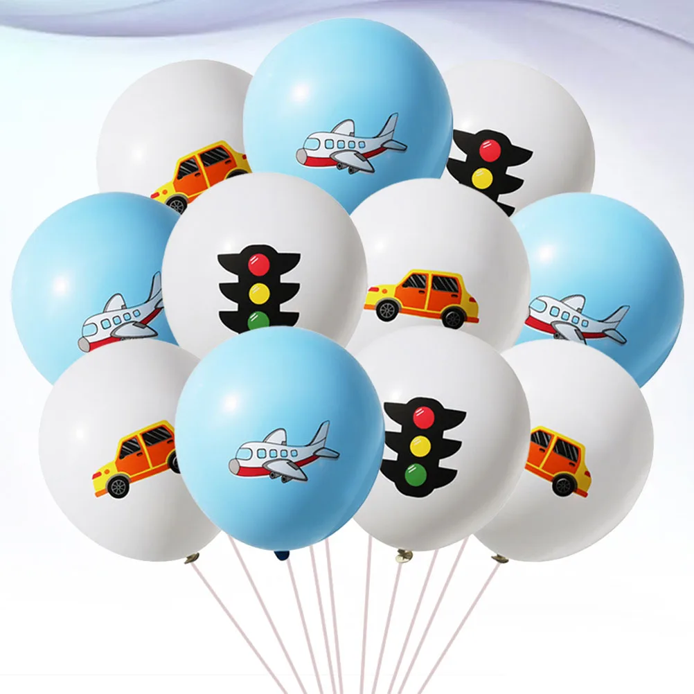 

30 Pcs Birthday Decoration Party Decorations Balloons for Cars Happy Latex Emulsion