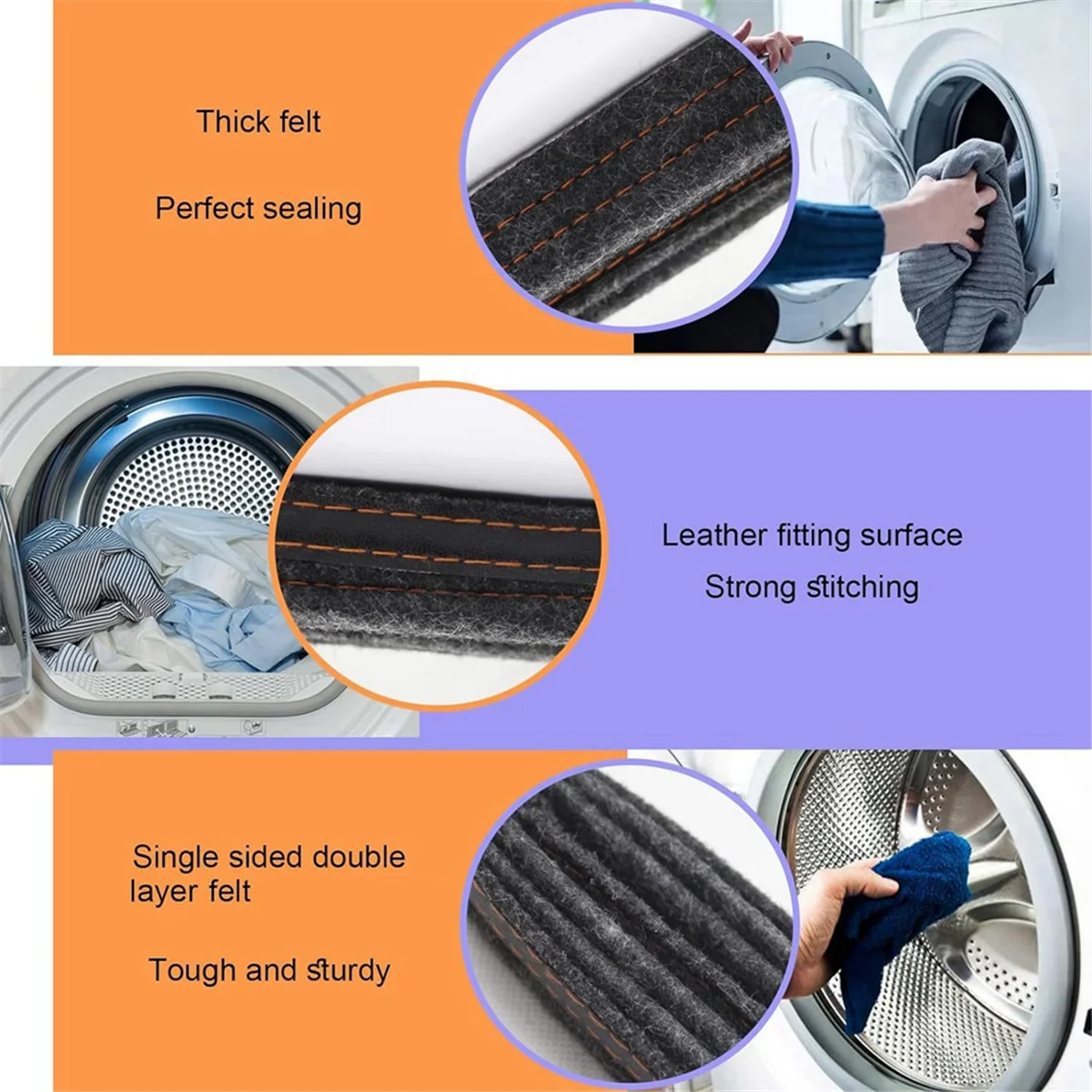 アップグレードW 10116343   乾燥機部品用乾燥機フェルトドラムシールキット