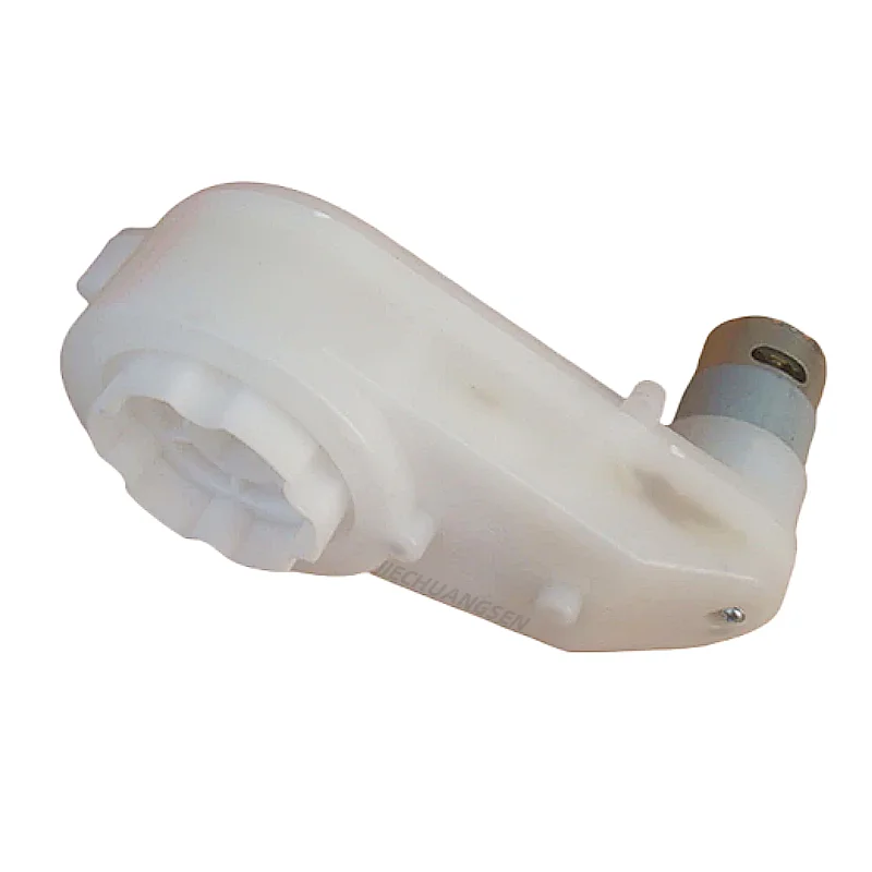 

6V/12V 550 DC MOTOR With White Gearbox,Child Remote Control Car MOTOR Buggies Accessories 10T Gear 10000rpm