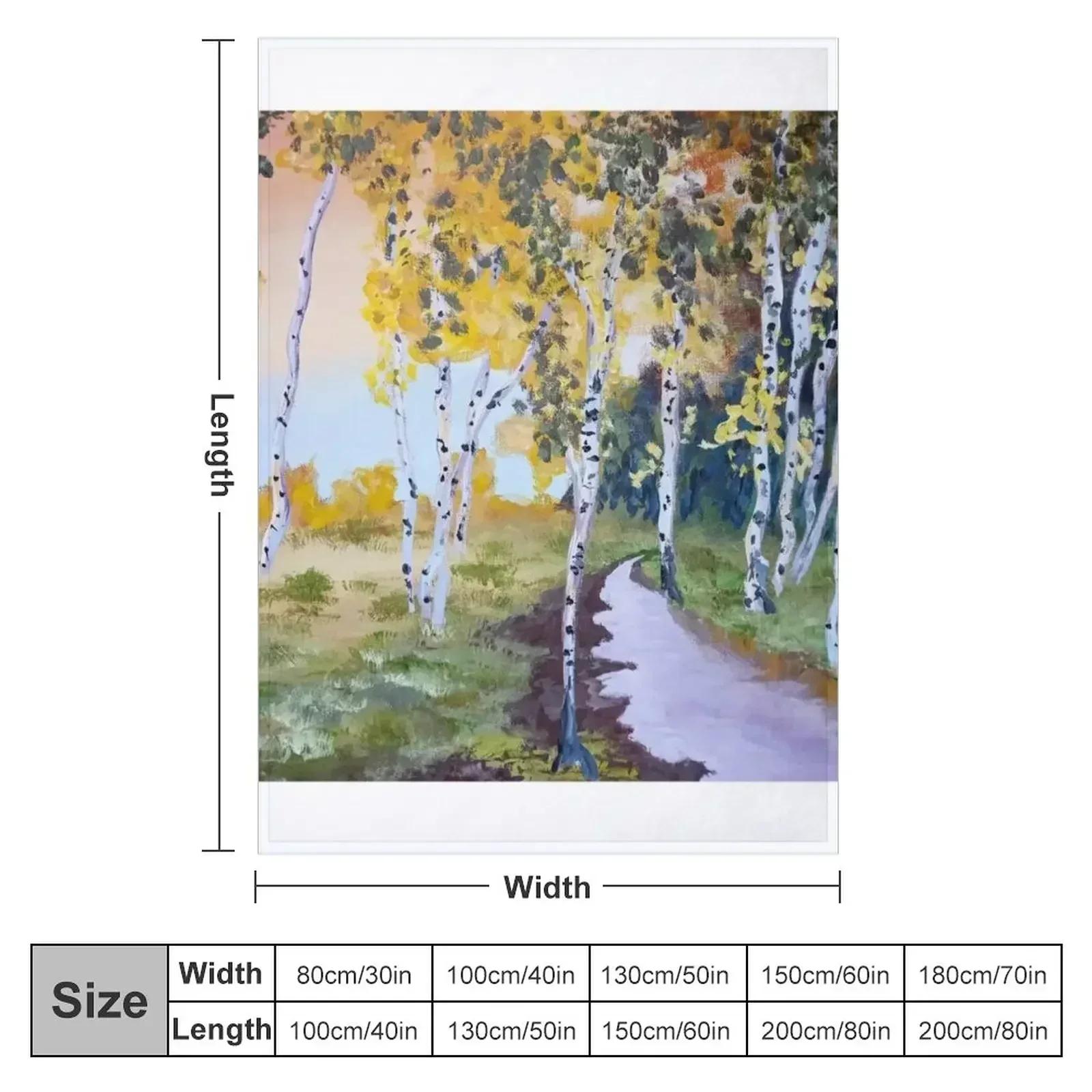 The Birch Grove Throw Blanket Tourist Decorative Sofas Blankets