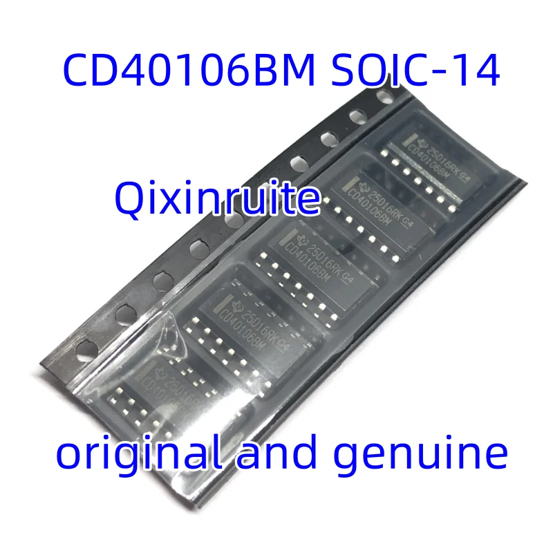 Qixinruite  New original CD40106BM SOIC-14 Schmitt flip-flop/inverter IC chip