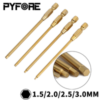 RC Tools Model Car Refit Upgrade Accessories Metal 1.5 2.0 2.5 3.0 hex screwdriver set Parts GJ-120