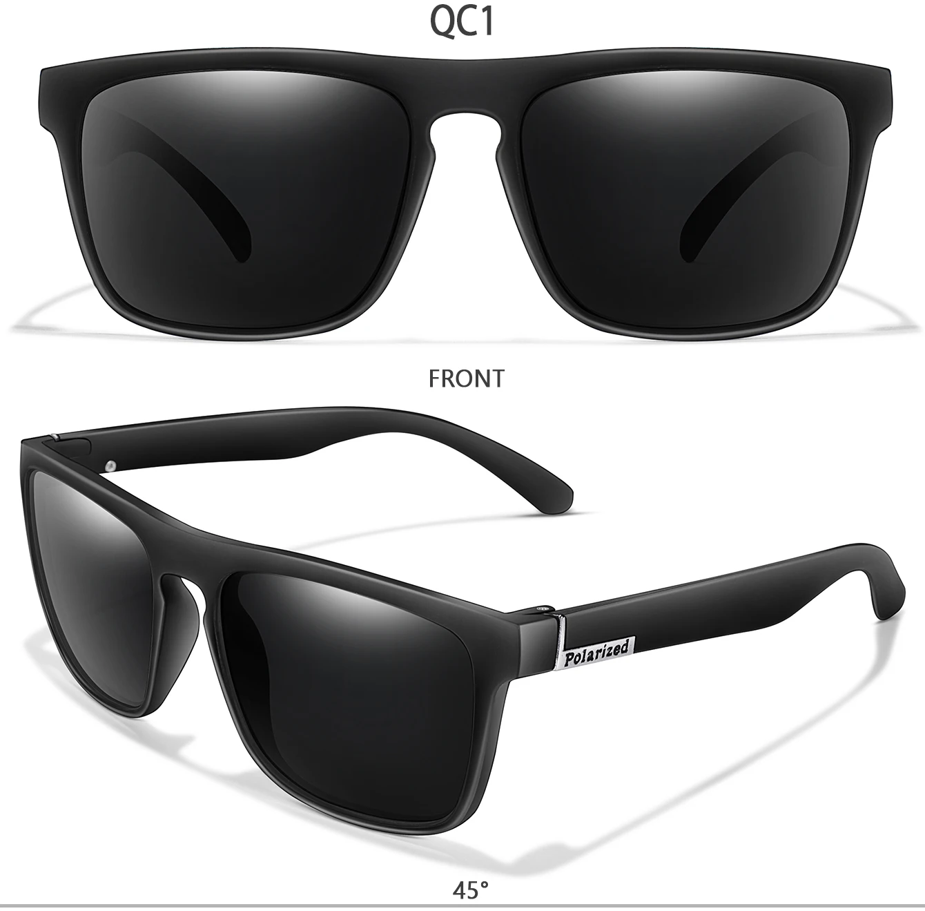 UV400 Polarisierte Klassische Quadratische Radfahren Sonnenbrille Männer und Frauen Auto Fahren Sonnenbrille Dirt Bike Motorrad Wandern Gläser – Detail 4