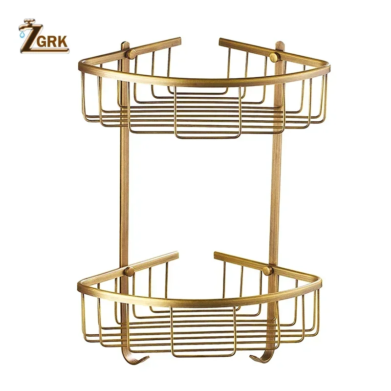 

ZGRK Bathroom Shelf Shower Shampoo Soap Cosmetic Shelves Bathroom Accessories Storage Organizer Rack Holder