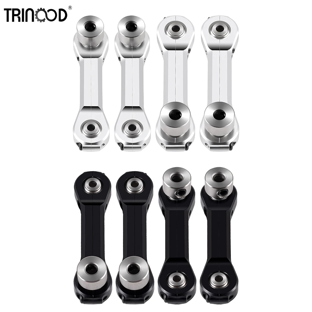 

Кронштейн тяги TRINOOD, черный/серебристый, стабилизатор поперечной устойчивости для 1/5 LOSI DBXL 2,0, обновленные детали радиоуправляемого автомобиля, аксессуары