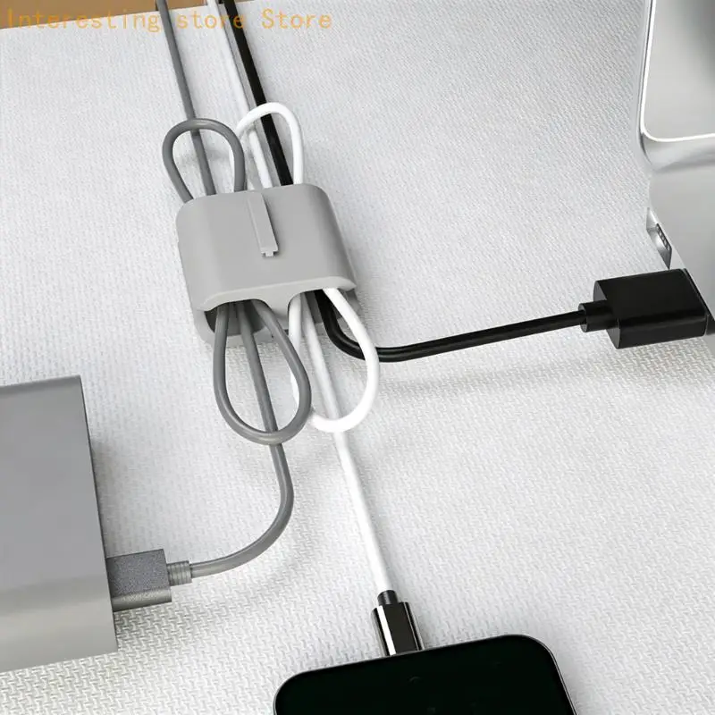 Travel Bag Cord Organizers Injection-Molded for Coiled Headphone Cables, 2 Pack 55KC